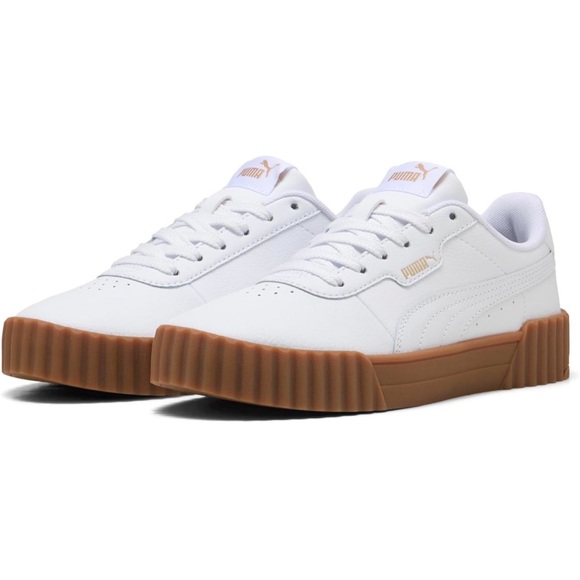 Puma White Sneakers Size 9.5 New Carina 3.0 - Picture 7 of 7